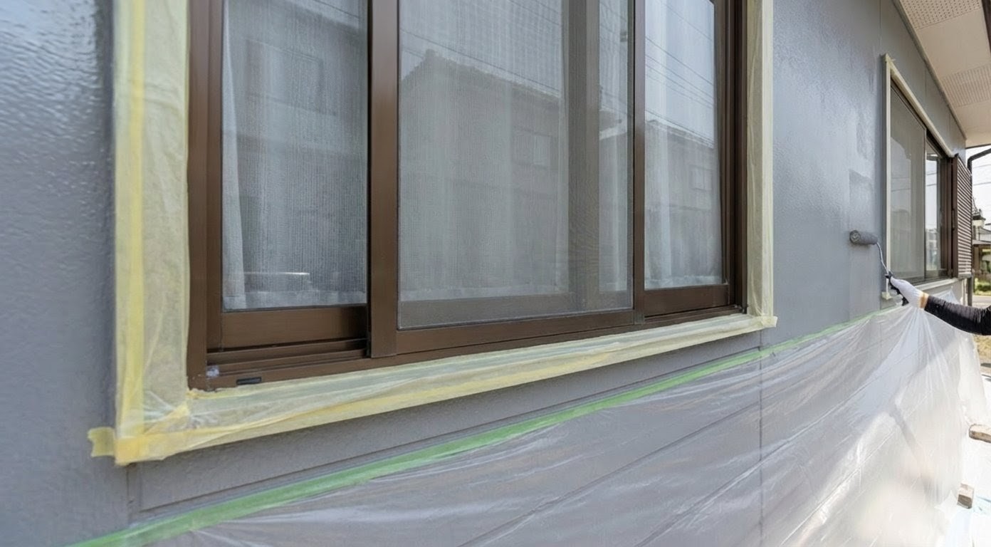 下地処理の様子